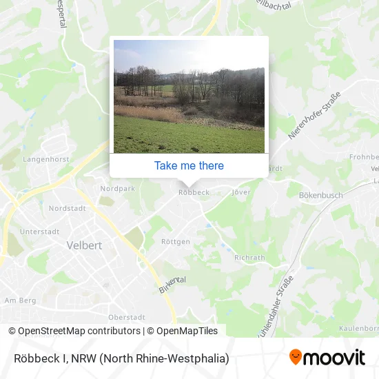 Röbbeck I map