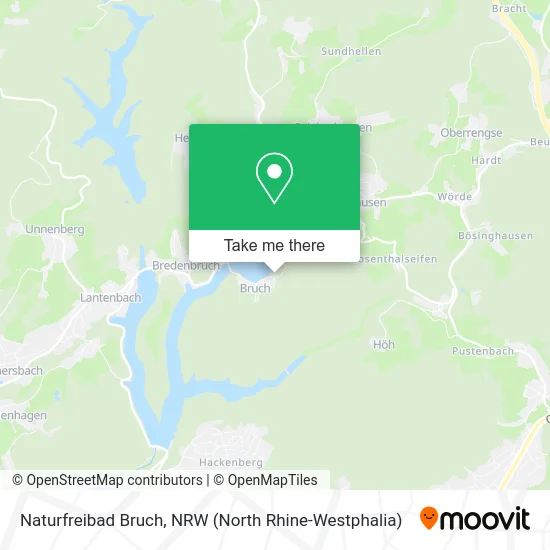 Naturfreibad Bruch map