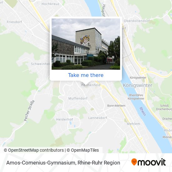 Карта Amos-Comenius-Gymnasium