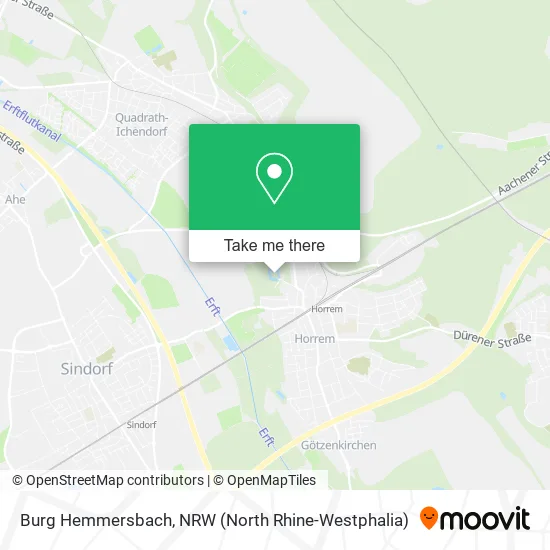 Burg Hemmersbach map