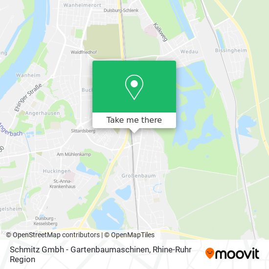 Schmitz Gmbh - Gartenbaumaschinen map