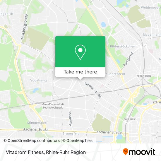 Vitadrom Fitness map