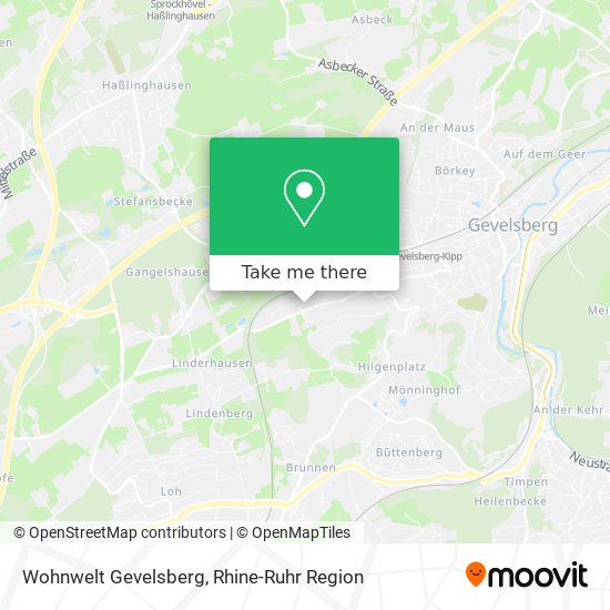 Wohnwelt Gevelsberg map