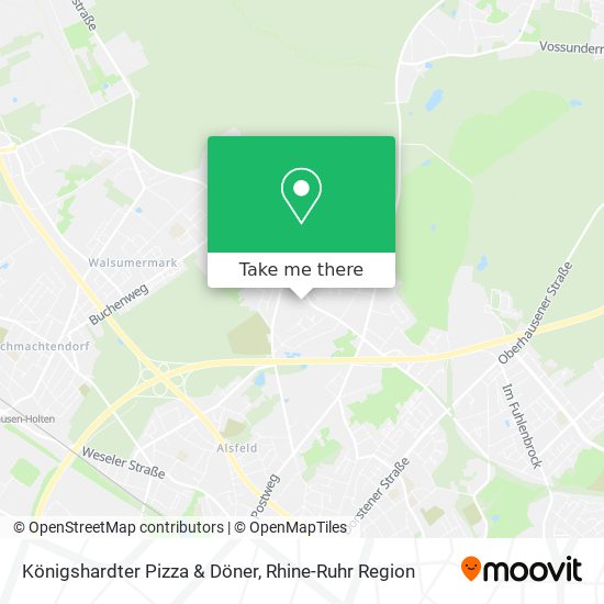 Königshardter Pizza & Döner map
