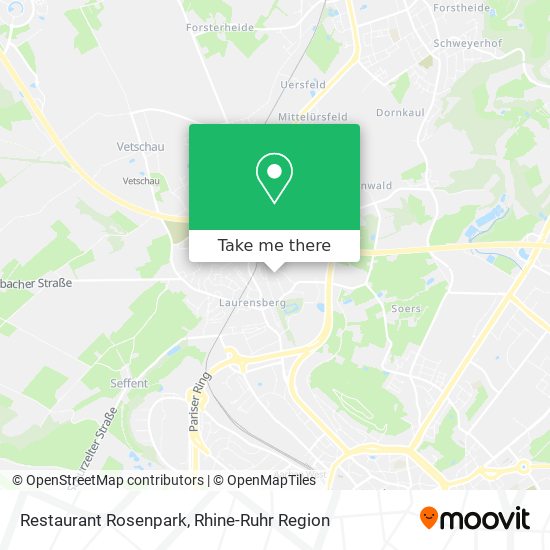 Restaurant Rosenpark map