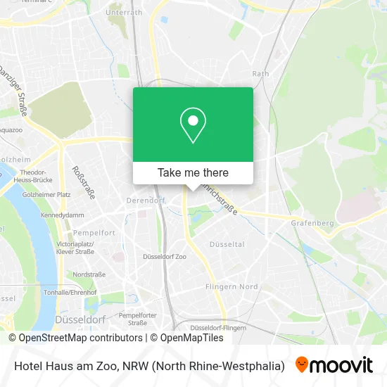 Hotel Haus am Zoo map