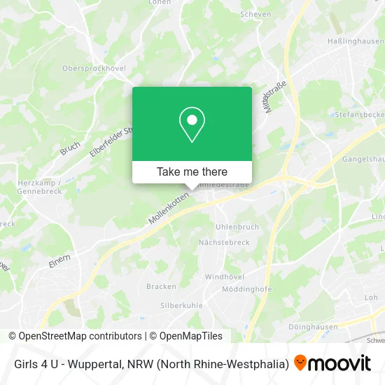 Карта Girls 4 U - Wuppertal