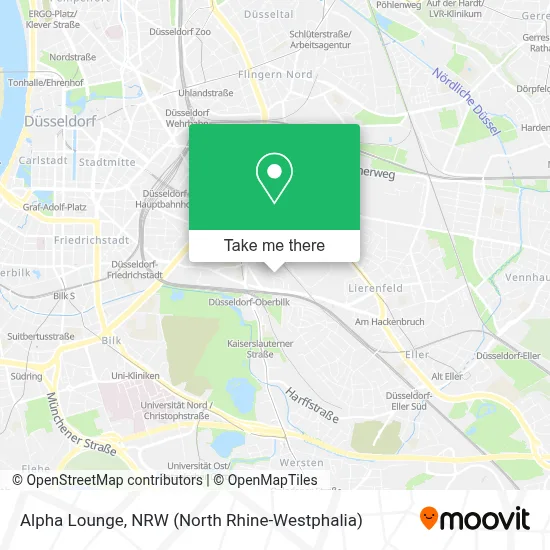 Alpha Lounge map