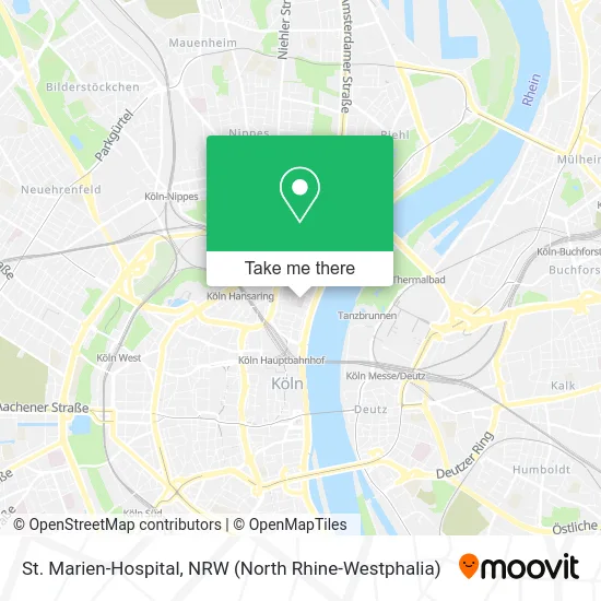 St. Marien-Hospital map