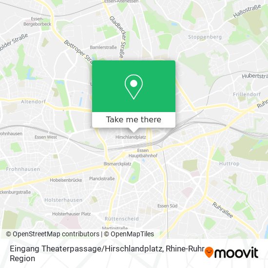 Eingang Theaterpassage / Hirschlandplatz map