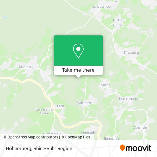 Hohnerberg map