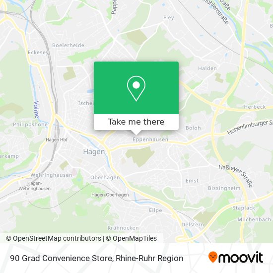 90 Grad Convenience Store map