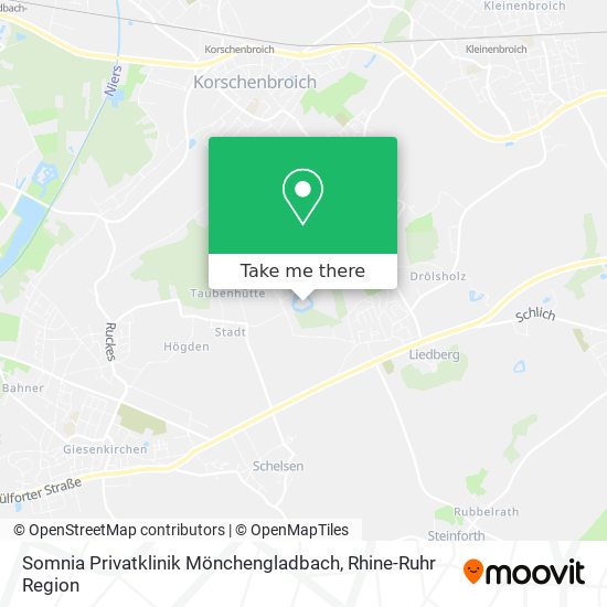 Somnia Privatklinik Mönchengladbach map