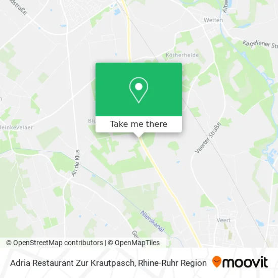 Карта Adria Restaurant Zur Krautpasch