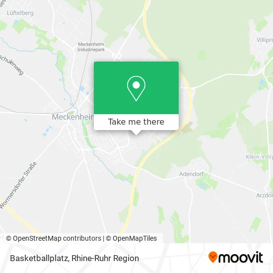 Карта Basketballplatz