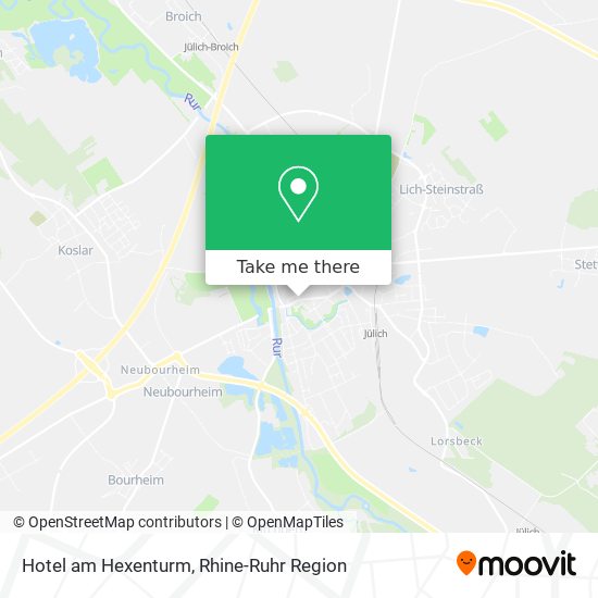 Hotel am Hexenturm map