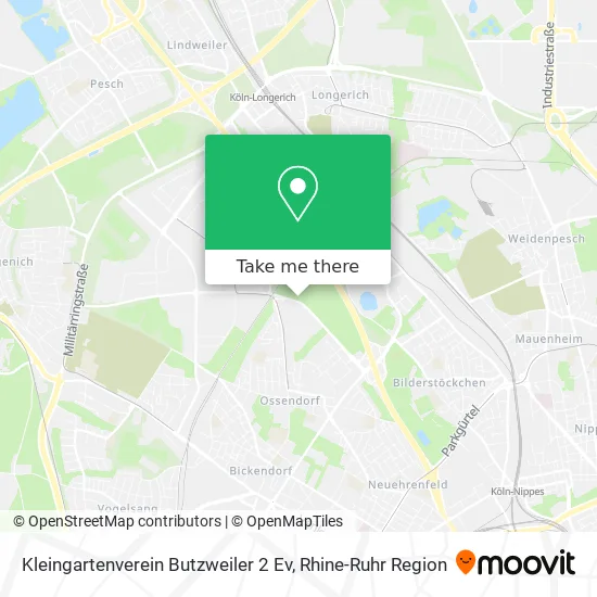 Карта Kleingartenverein Butzweiler 2 Ev