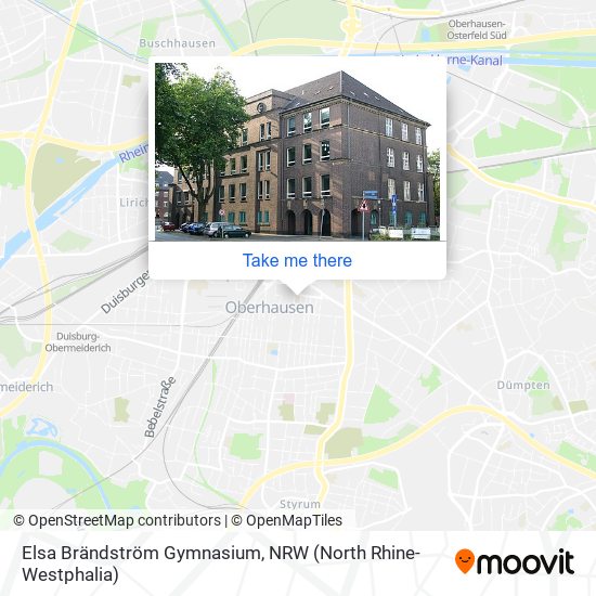 Elsa Brändström Gymnasium map