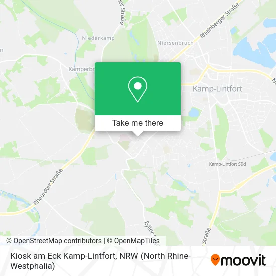 Карта Kiosk am Eck Kamp-Lintfort