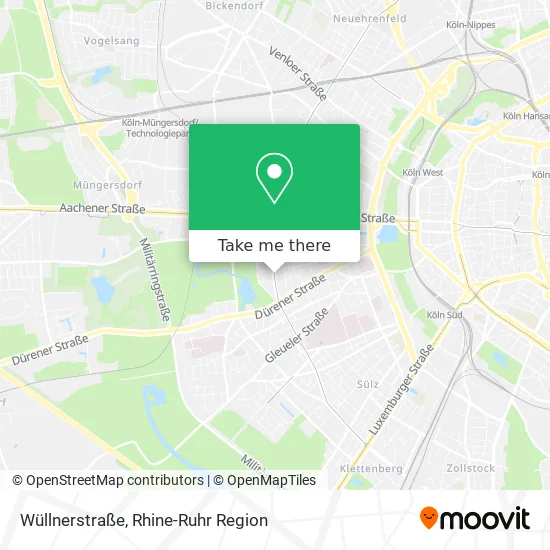 Wüllnerstraße map