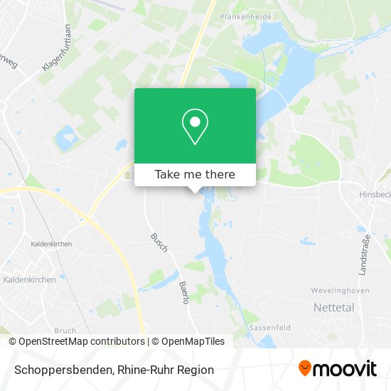 Schoppersbenden map