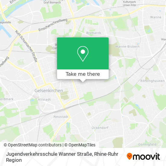 Карта Jugendverkehrsschule Wanner Straße
