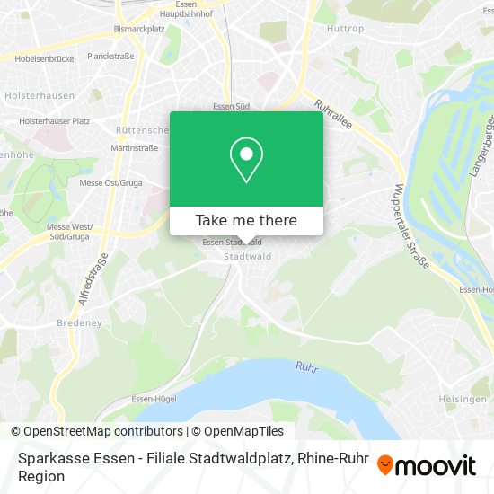 Sparkasse Essen - Filiale Stadtwaldplatz map