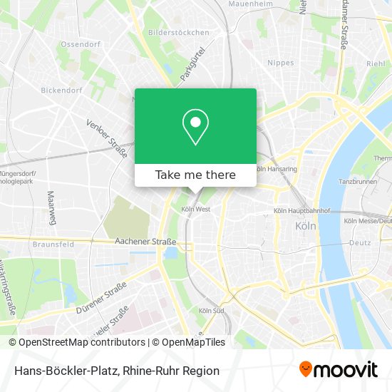 Hans-Böckler-Platz map