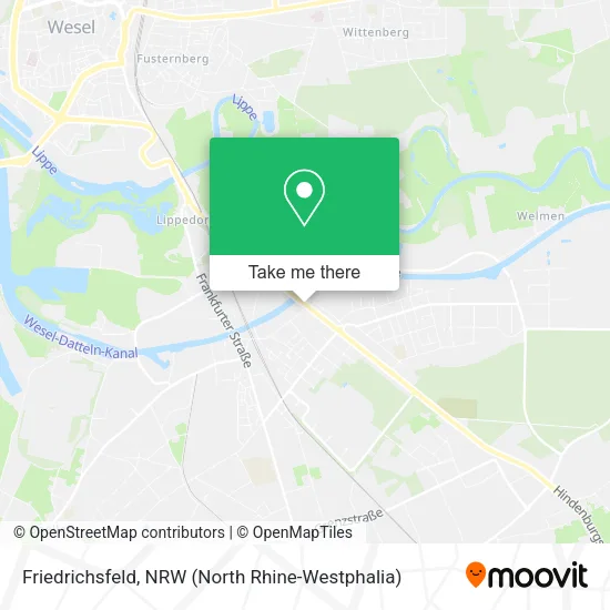 Карта Friedrichsfeld