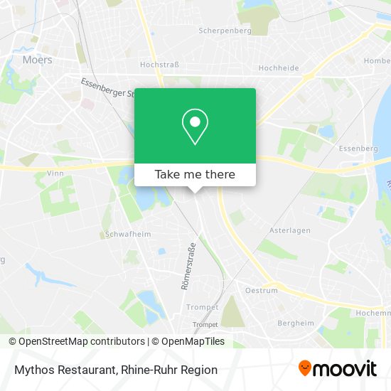 Mythos Restaurant map