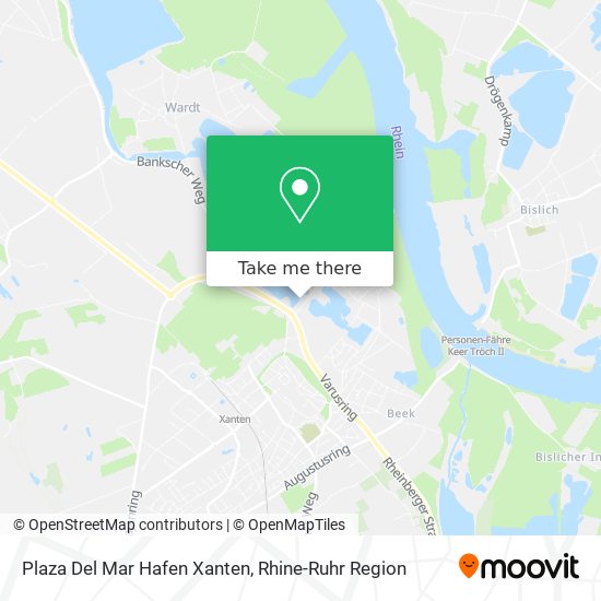 Plaza Del Mar Hafen Xanten map