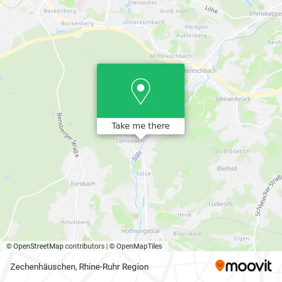 Карта Zechenhäuschen
