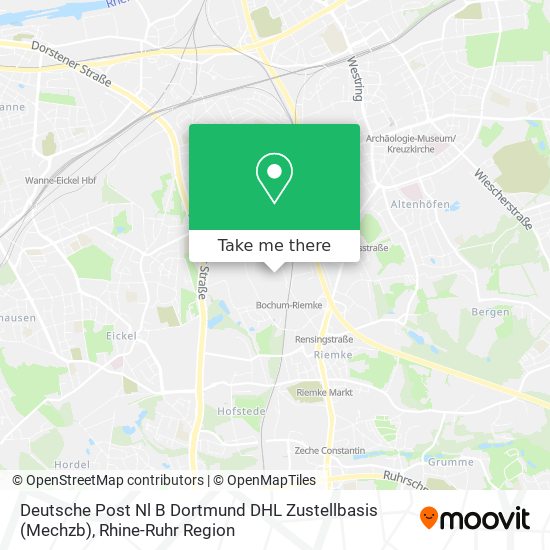 Deutsche Post Nl B Dortmund DHL Zustellbasis (Mechzb) map