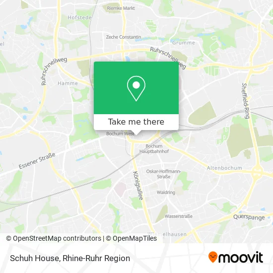 Schuh House map
