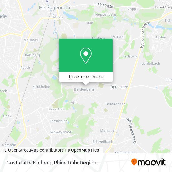 Gaststätte Kolberg map