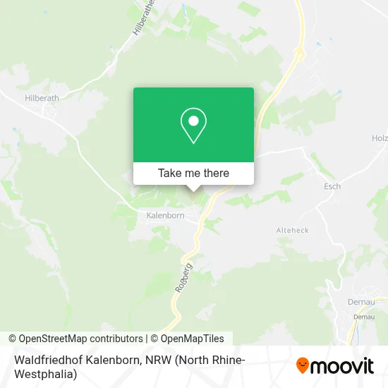 Waldfriedhof Kalenborn map