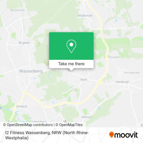 Карта I2 Fitness Wassenberg