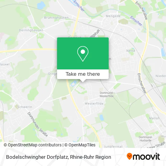 Карта Bodelschwingher Dorfplatz