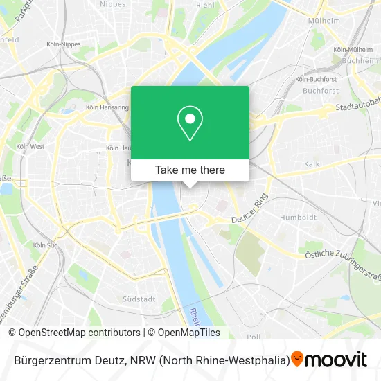 Карта Bürgerzentrum Deutz