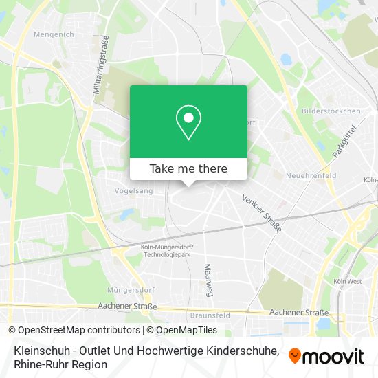 Kleinschuh - Outlet Und Hochwertige Kinderschuhe map