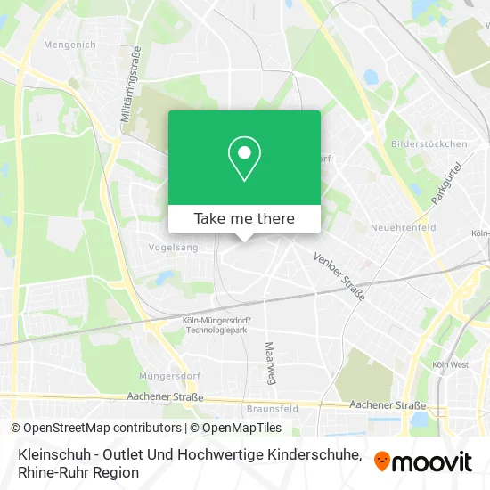 Карта Kleinschuh - Outlet Und Hochwertige Kinderschuhe