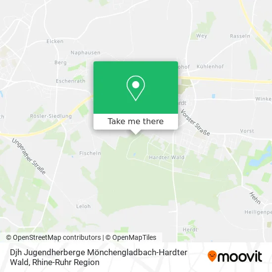 Djh Jugendherberge Mönchengladbach-Hardter Wald map