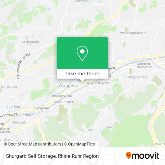 Shurgard Self Storage map