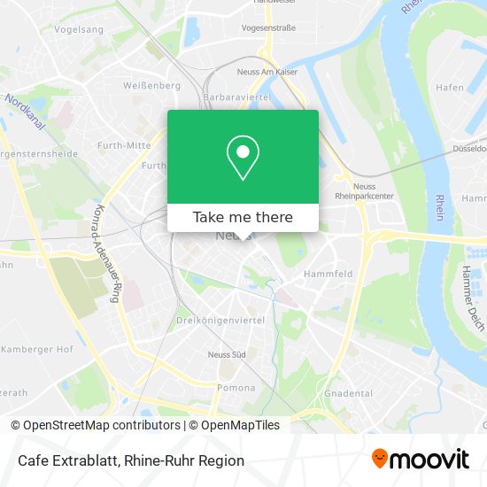 Cafe Extrablatt map