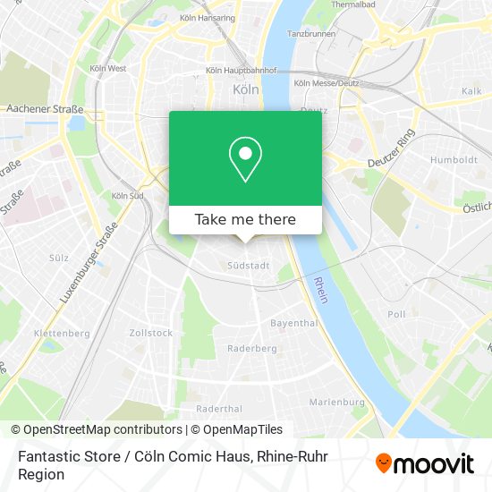 Fantastic Store / Cöln Comic Haus map