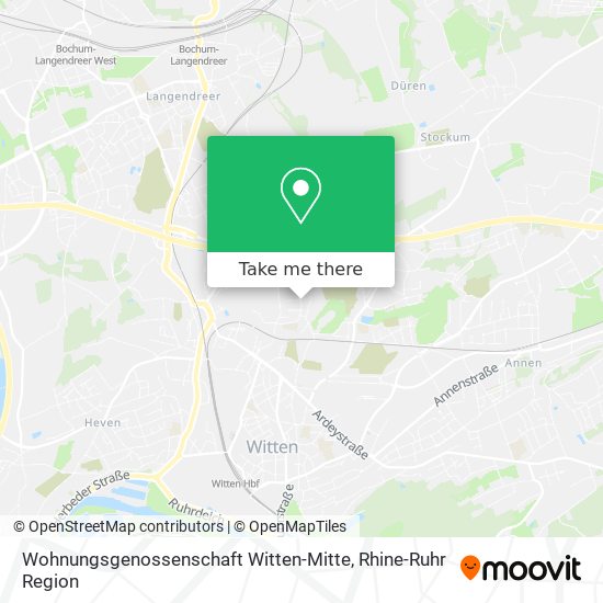 Карта Wohnungsgenossenschaft Witten-Mitte