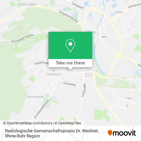 Radiologische Gemeinschaftspraxis Dr. Weidner map