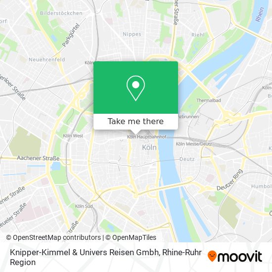 Карта Knipper-Kimmel & Univers Reisen Gmbh