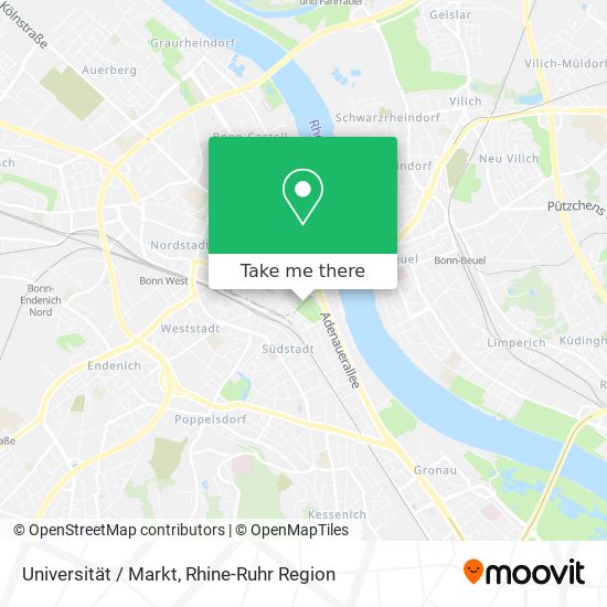 Universität / Markt map