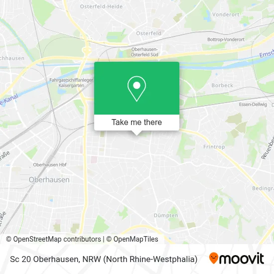 Sc 20 Oberhausen map